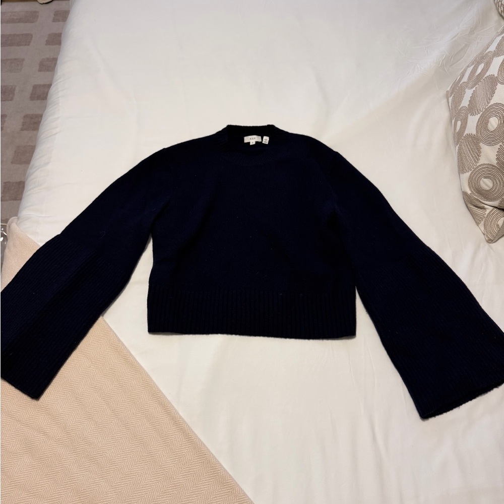 A.L.C. Clover Wool Sweater in Navy size M
